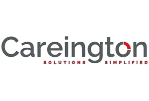 Careington Solutions logo with tagline "Solutions Simplified" in gray and red text.